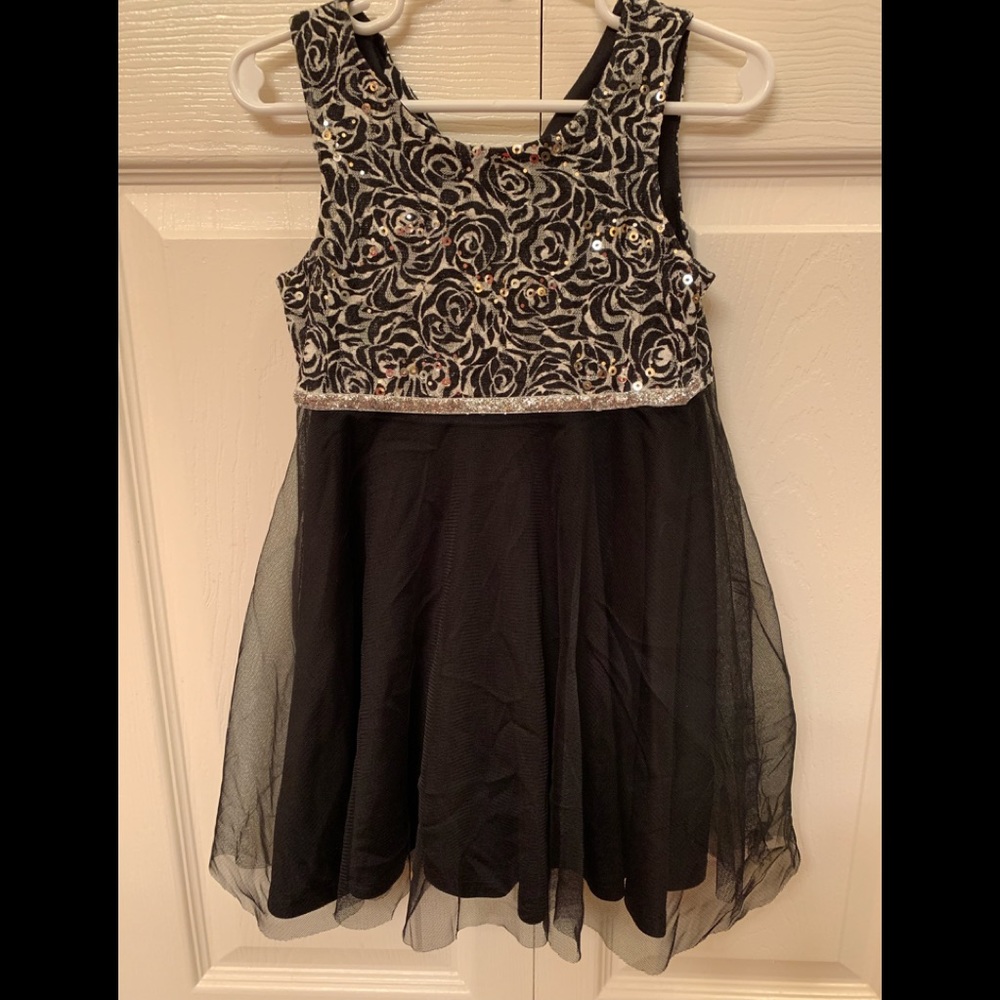 Girls black dress